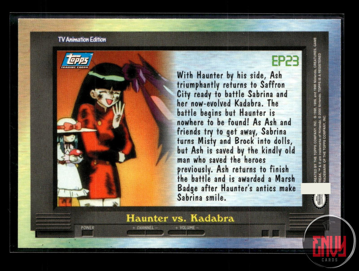 EP23 Haunter vs. Kadabra LP #145 Topps Trading Cards Series 2 Pokemon