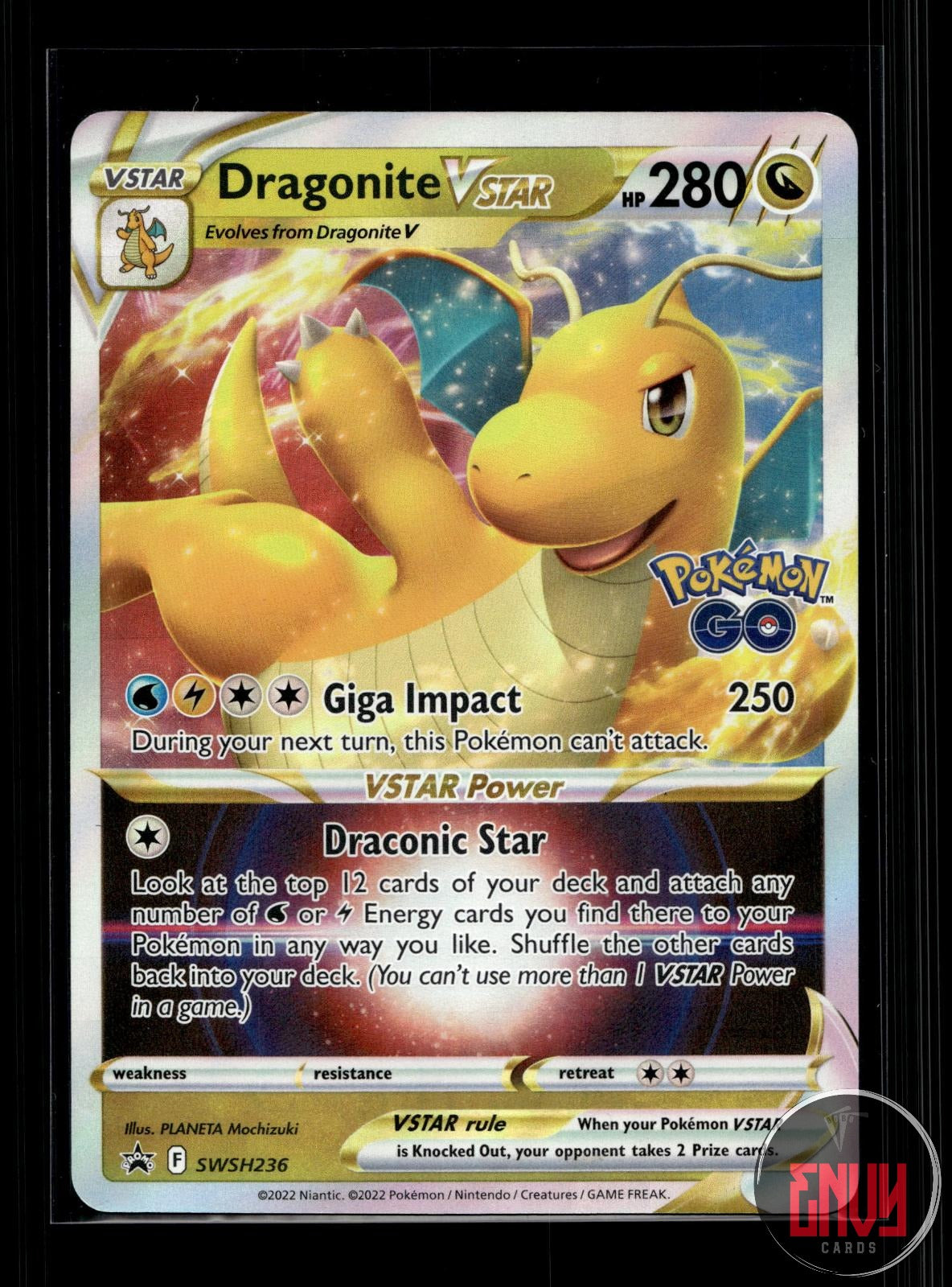 Dragonite VSTAR LP SWSH236 P Sword & Shield Promo Pokemon Holo