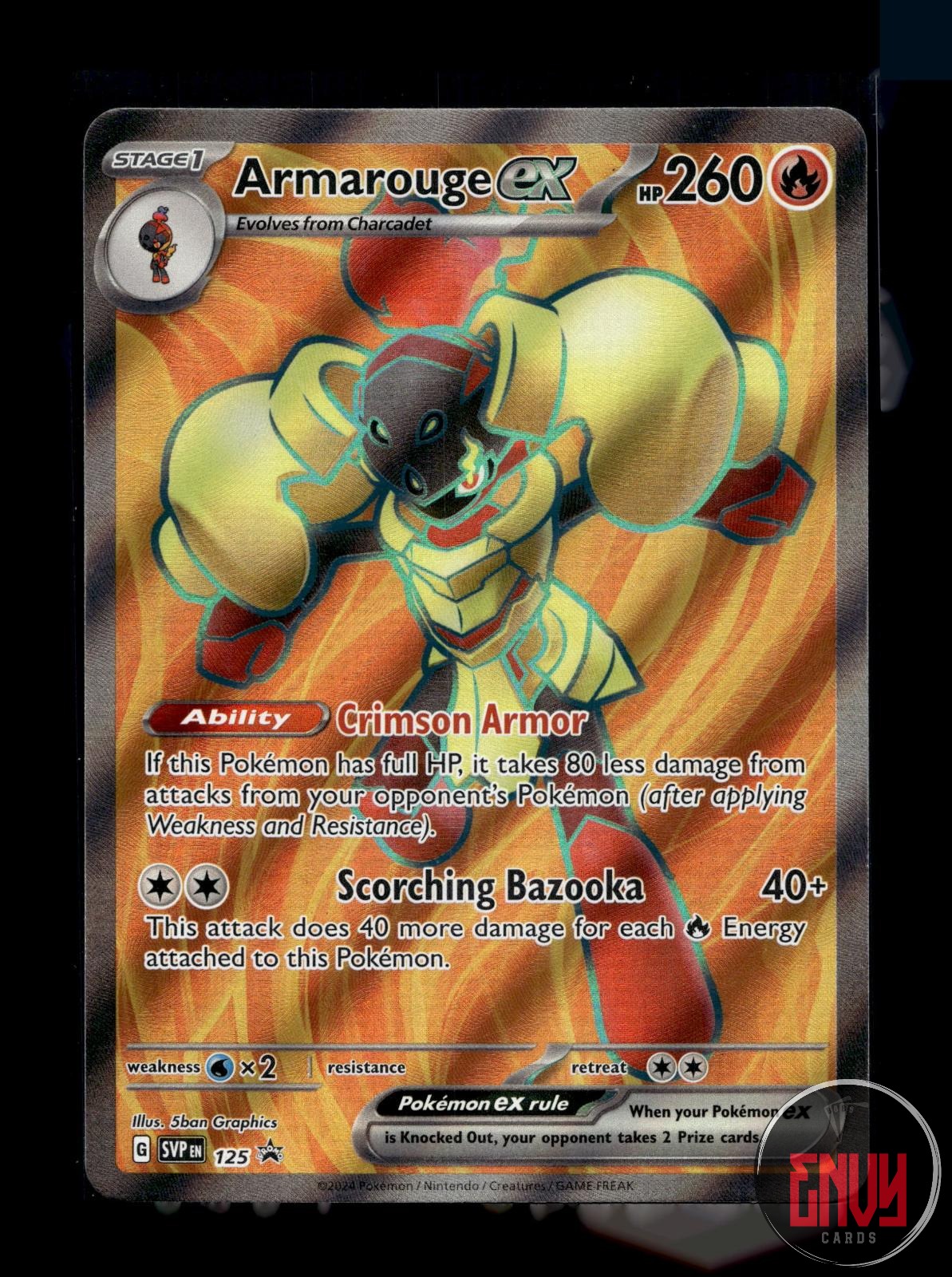 Armarouge ex LP 125 P Scarlet & Violet Promo Pokemon Holo