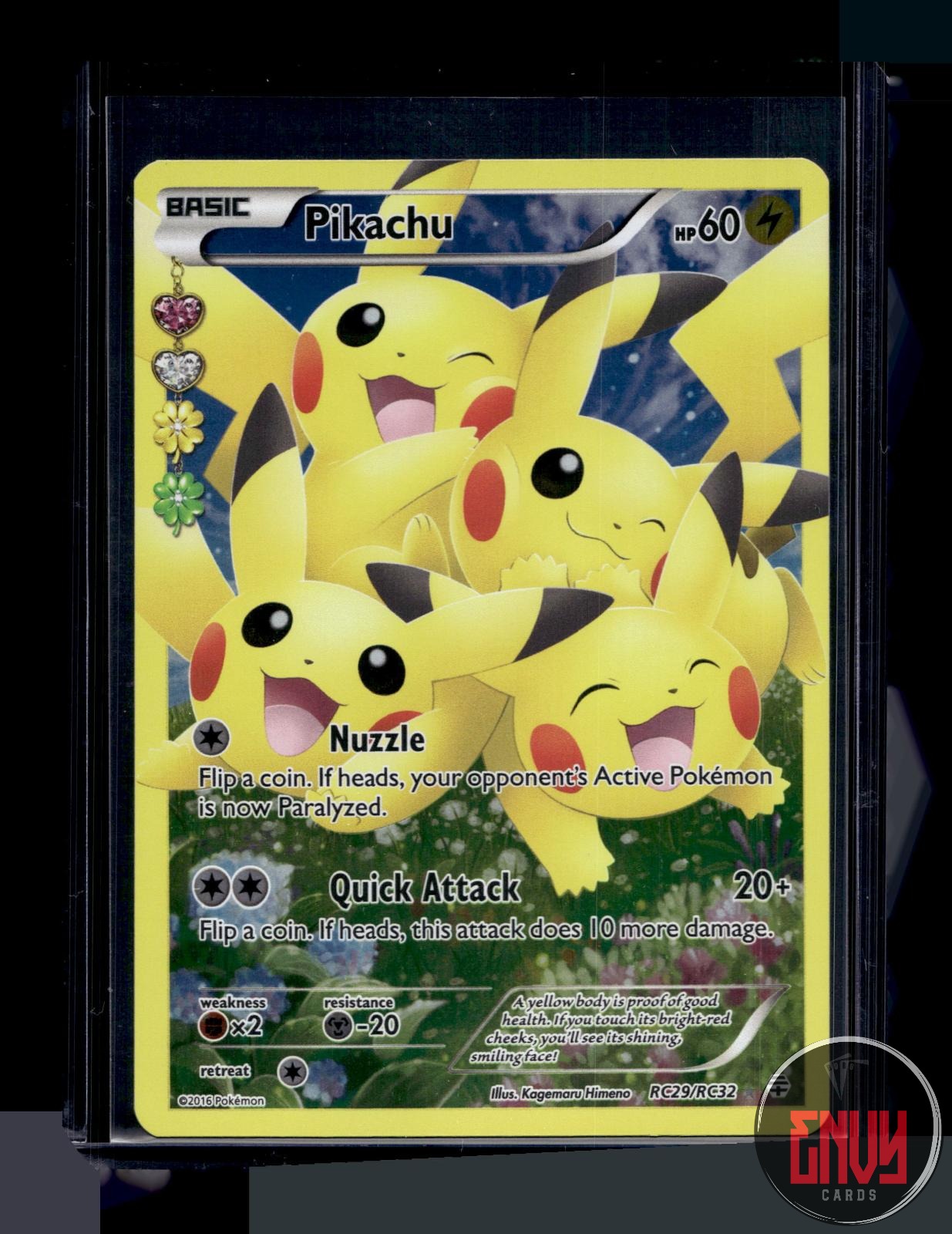 Pikachu Lightly Played RC29/RC32 Ultra Rare Generations Pokemon Holo