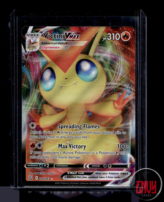 Victini VMAX Near Mint 022/163 VMAX Rare Battle Styles Pokemon Holo