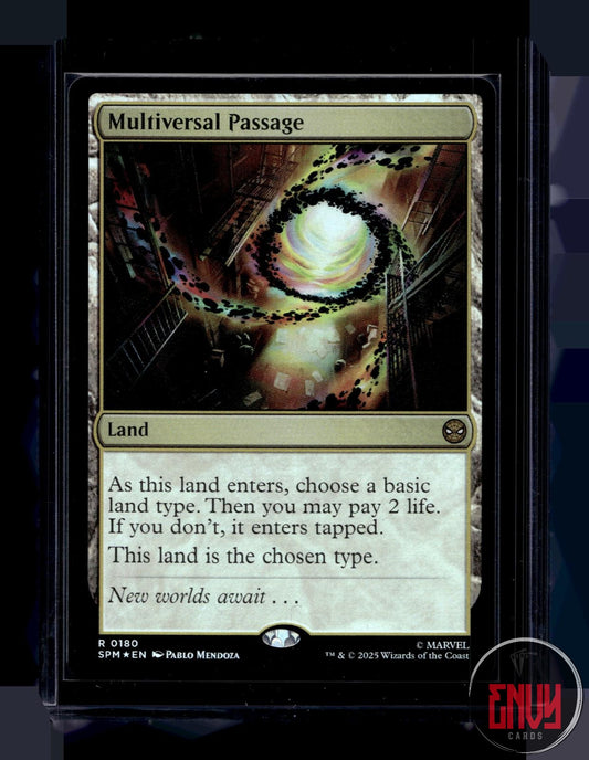 Multiversal Passage NM 180 Rare Marvel's Spider-Man Magic: The Gathering Foil
