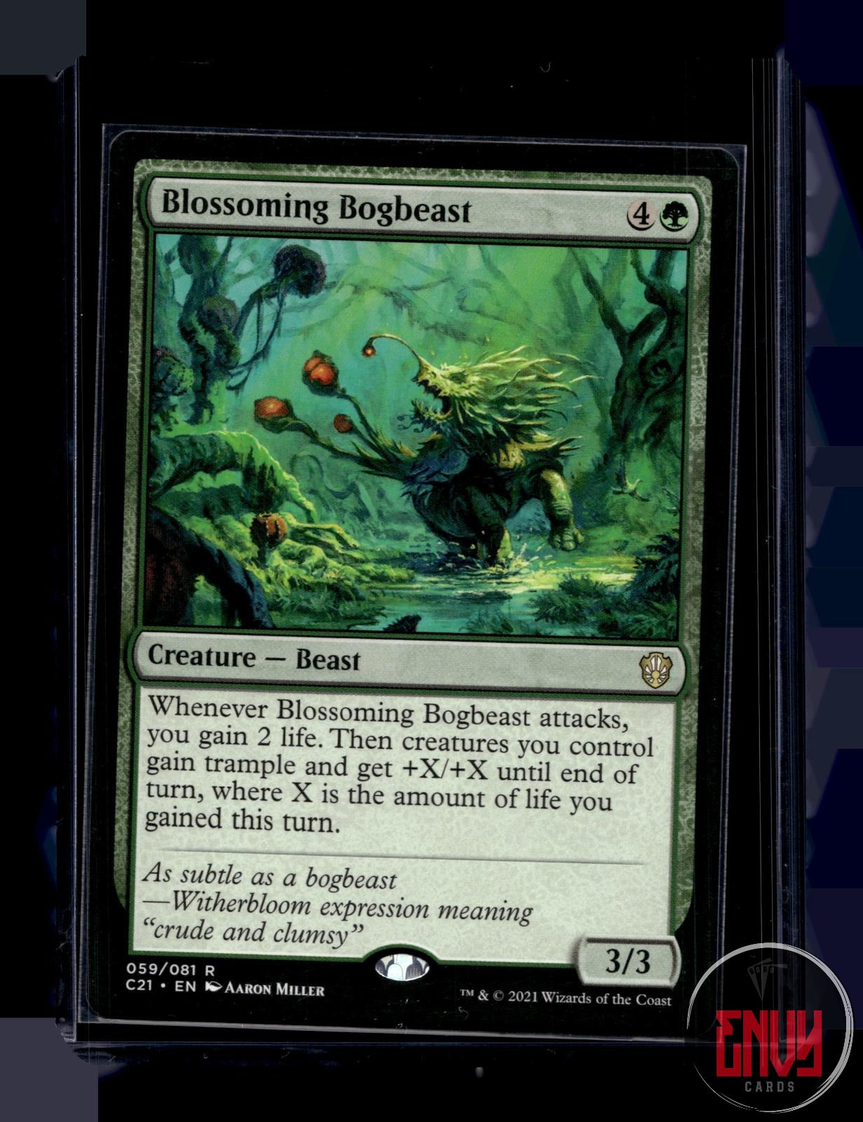 Blossoming Bogbeast Near Mint 59 Rare Commander 2021 Magic: The Gathering
