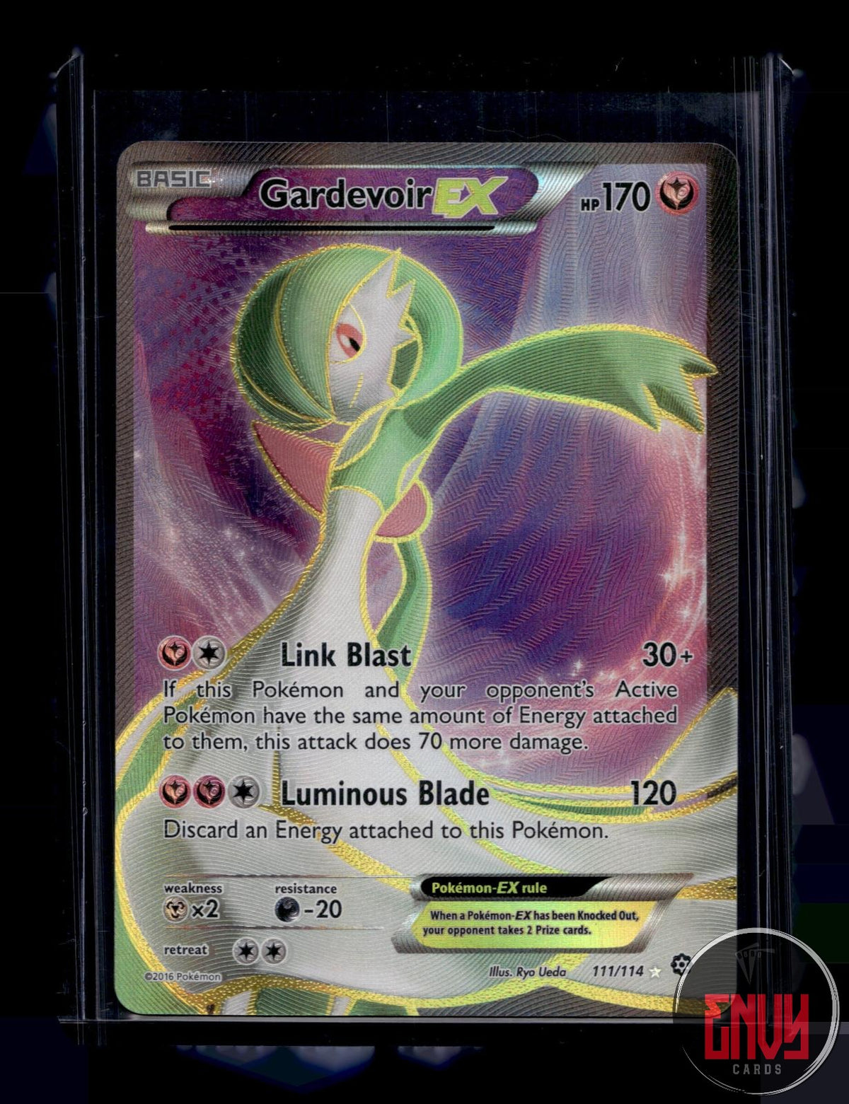Gardevoir EX Lightly Played 111/114 Ultra Rare Steam Siege Pokemon Holo