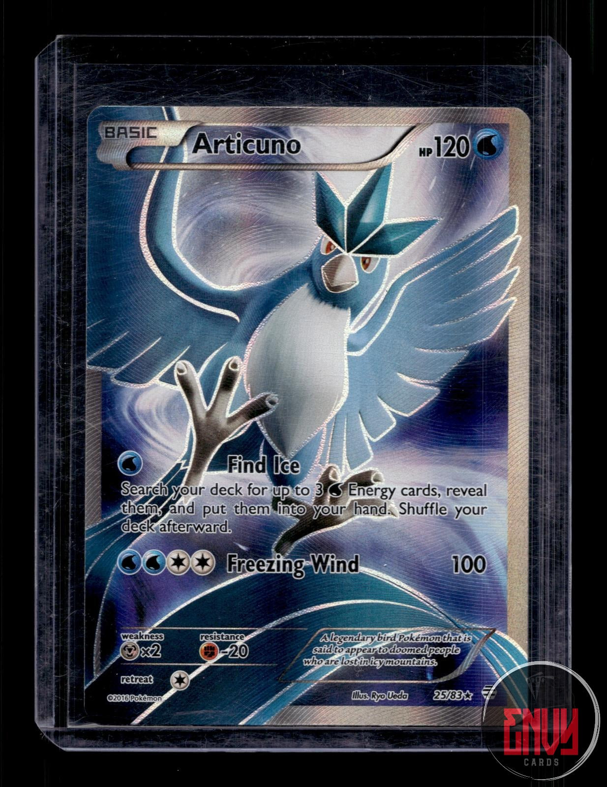 Articuno Moderately Played 25/83 Rare Generations Pokemon Holo