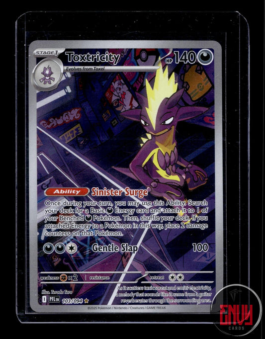 Toxtricity Near Mint 103/094 Illustration Rare Phantasmal Flames Pokemon