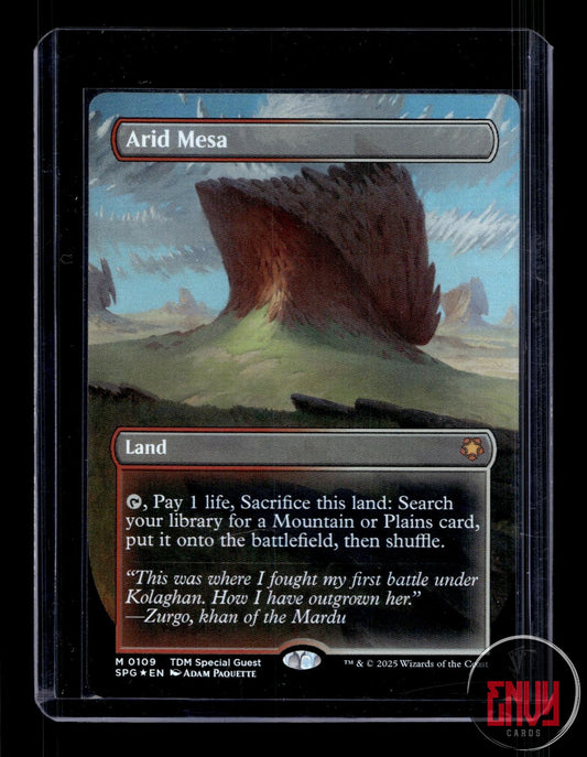 Arid Mesa (Borderless) NM 109 Mythic Special Guests Magic: The Gathering Foil