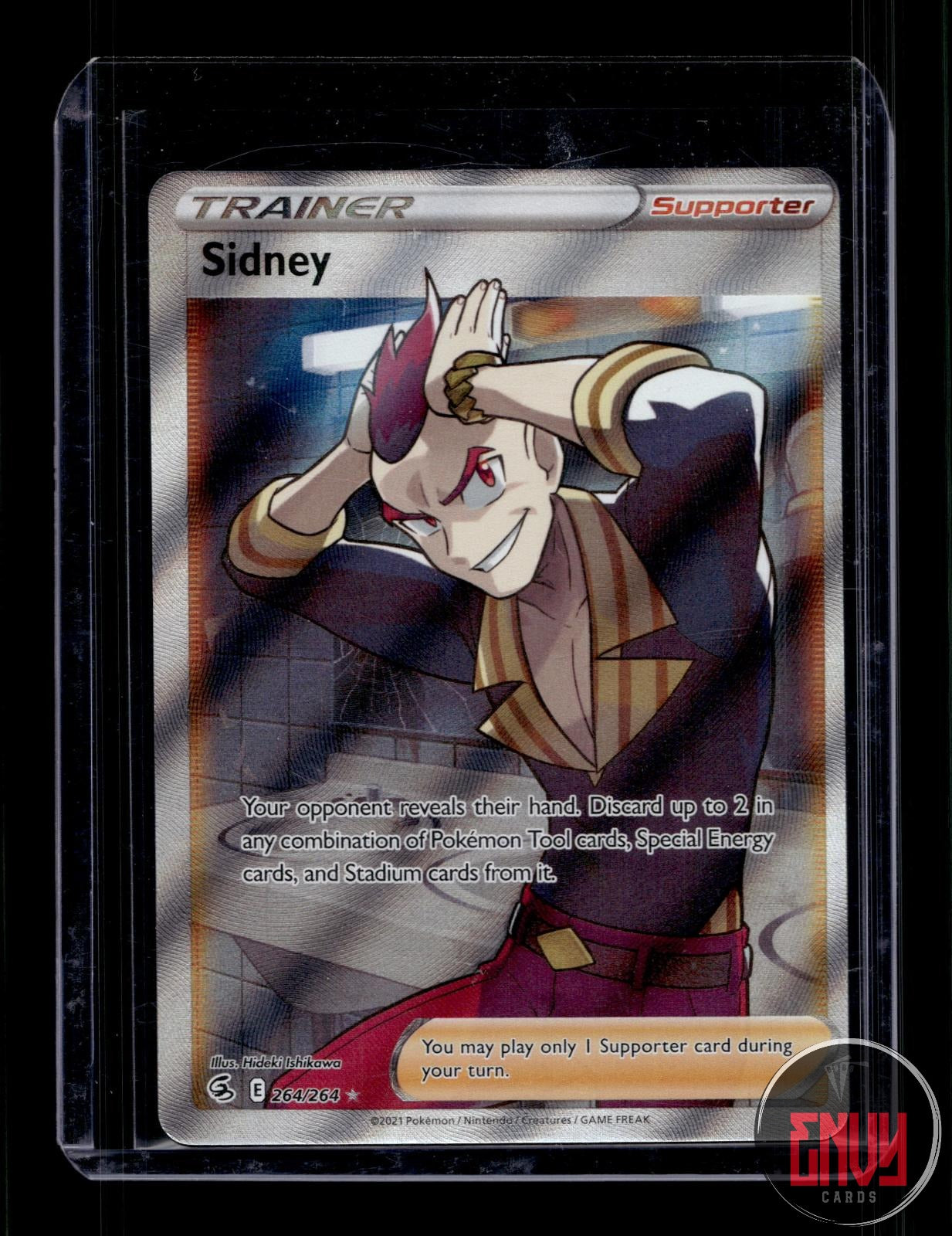 Sidney Near Mint 264/264 Ultra Rare Fusion Strike Pokemon Holo