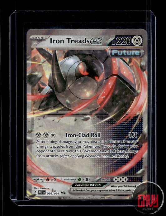 Iron Treads ex Near Mint 066/091 Double Rare Paldean Fates Pokemon