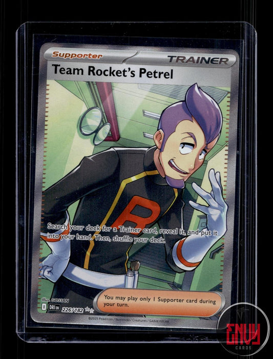 Team Rocket's Petrel Near Mint 226/182 Ultra Rare Destined Rivals Pokemon Holo