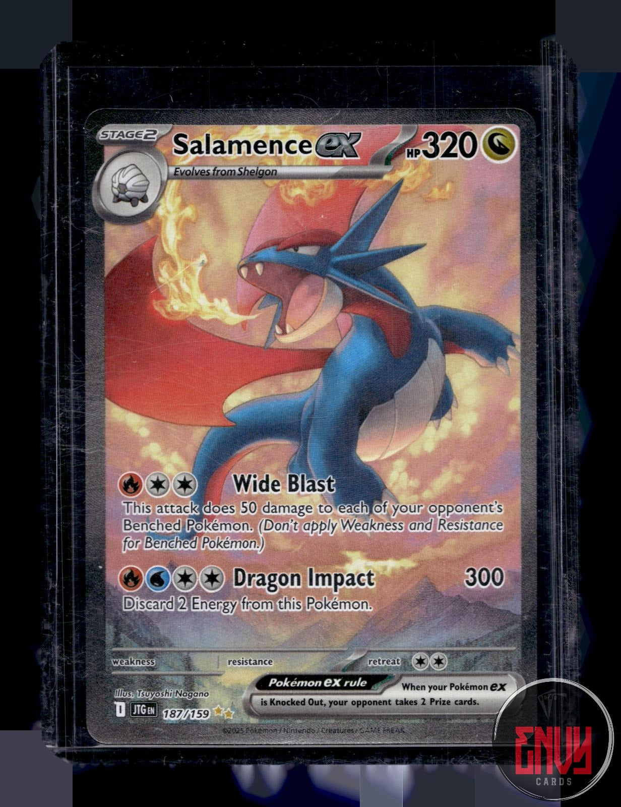 Salamence ex NM 187/159 Special Illustration Rare Journey Together Pokemon