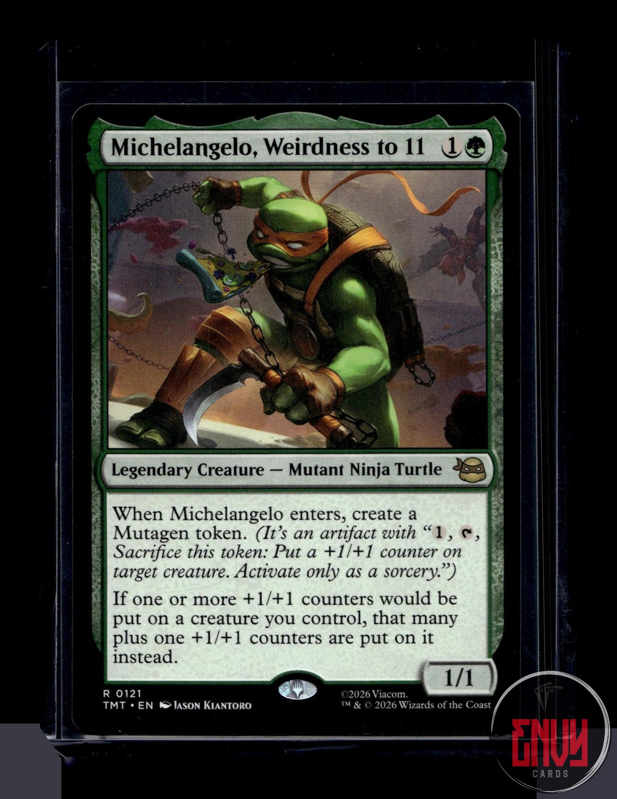 Michelangelo, Weirdness to 11 LP 0121 Rare Teenage Mutant Ninja Turtles