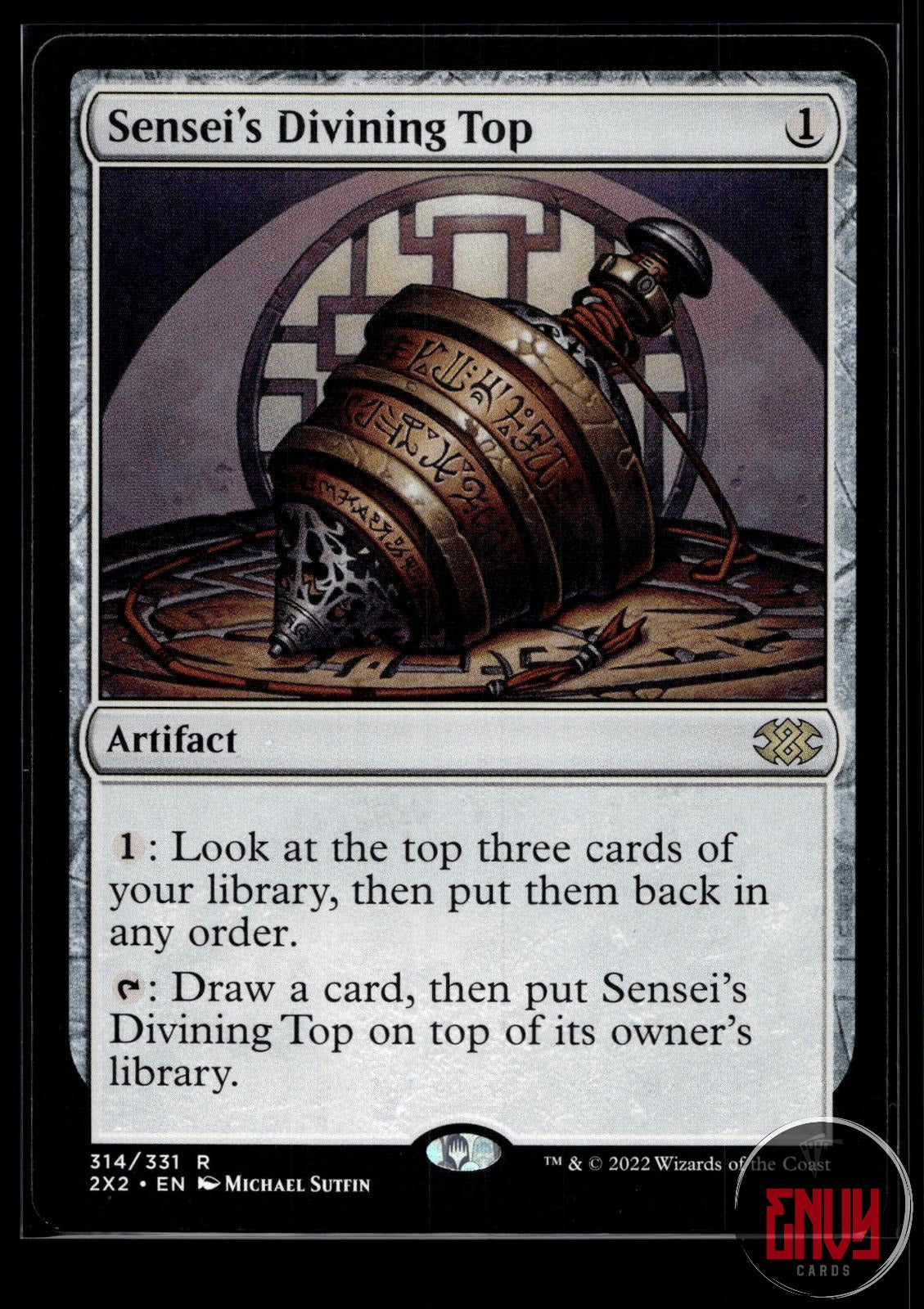Sensei's Divining Top Near Mint 314 Rare Double Masters 2022