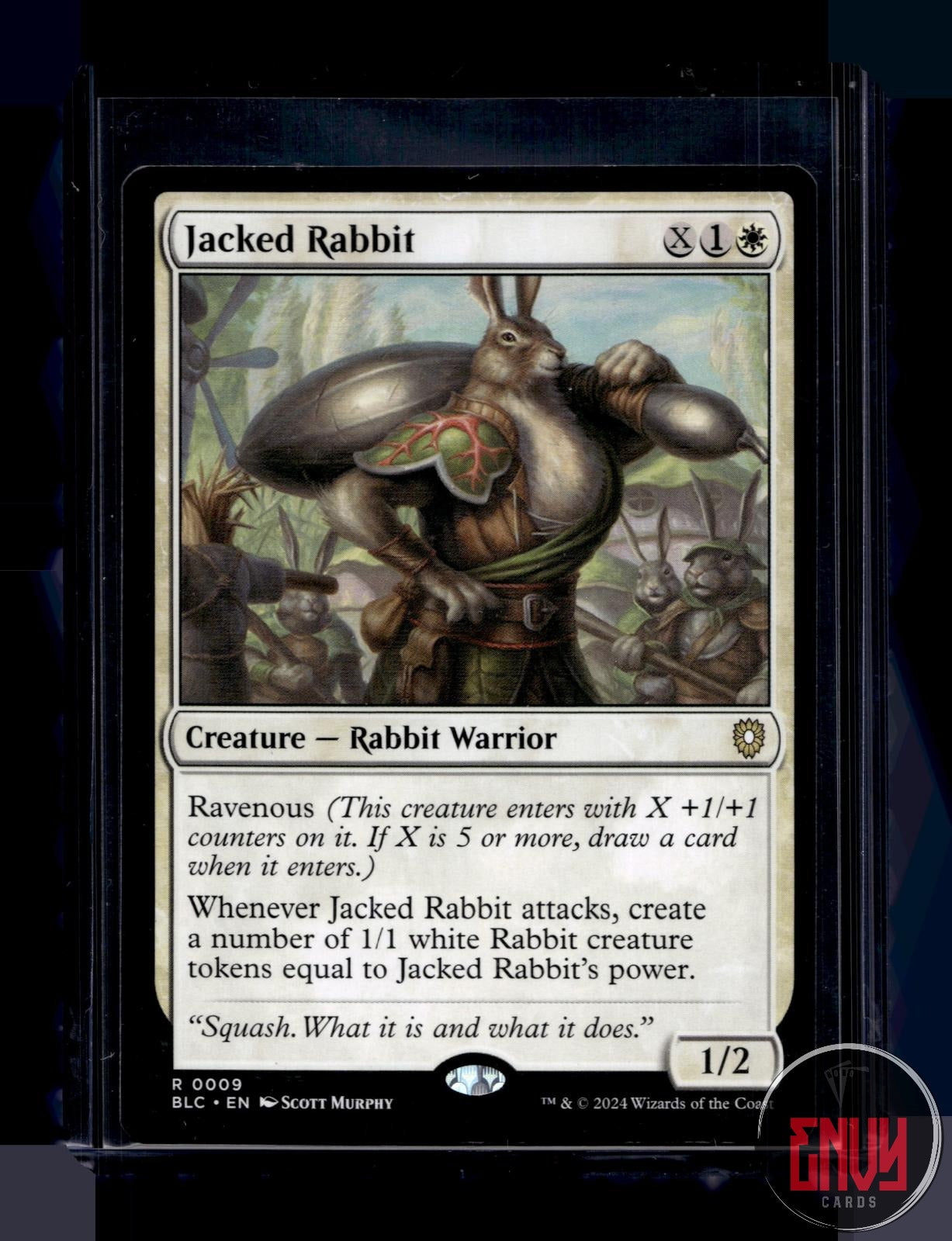 Jacked Rabbit Near Mint 9 Rare Commander: Bloomburrow Magic: The Gathering