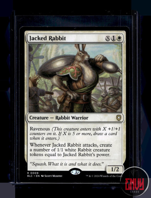 Jacked Rabbit Near Mint 9 Rare Commander: Bloomburrow Magic: The Gathering