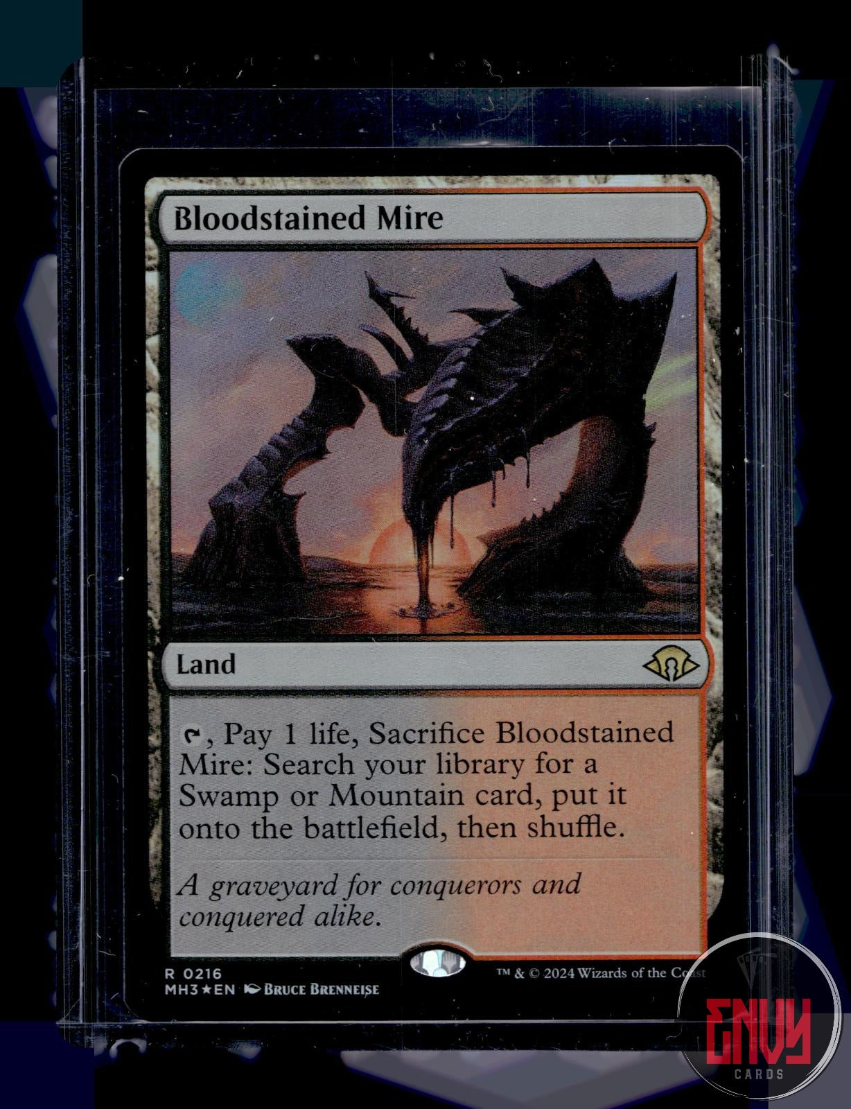 Bloodstained Mire Near Mint 216 Rare Modern Horizons 3 Magic: The Gathering Foil