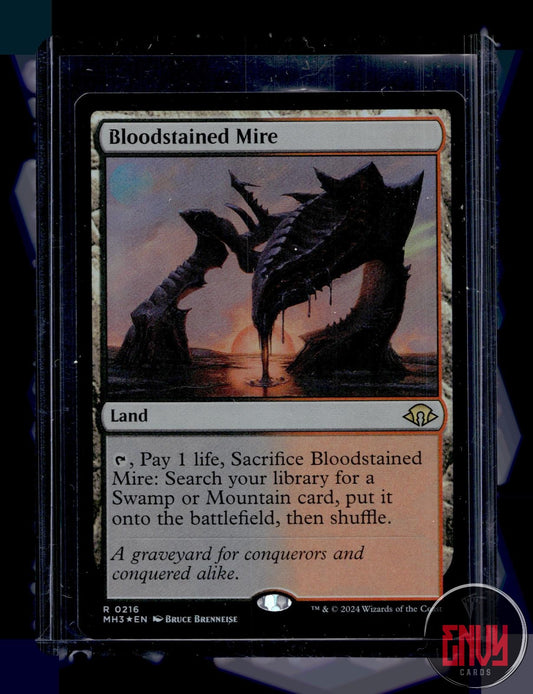 Bloodstained Mire Near Mint 216 Rare Modern Horizons 3 Magic: The Gathering Foil