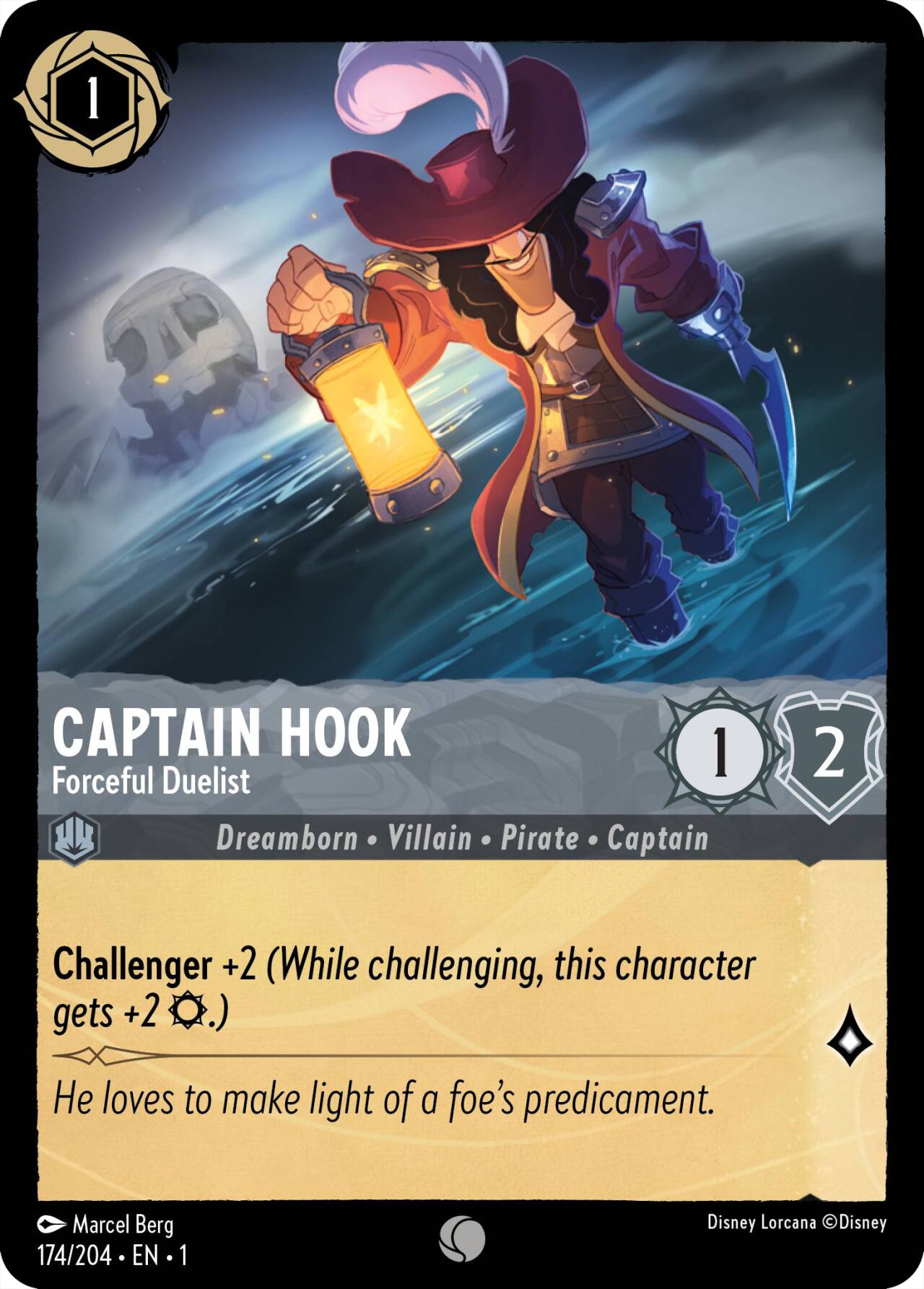 Captain Hook - Forceful Duelist [1 - 174/204]