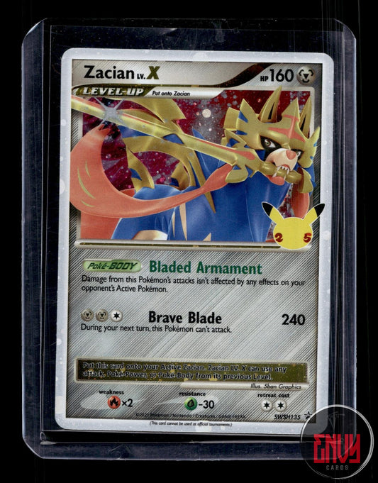 Zacian LV. X Near Mint SWSH135 Promo Sword & Shield Promo Pokemon Holo