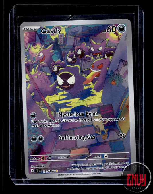 Gastly Near Mint 177/162 Illustration Rare Temporal Forces Pokemon