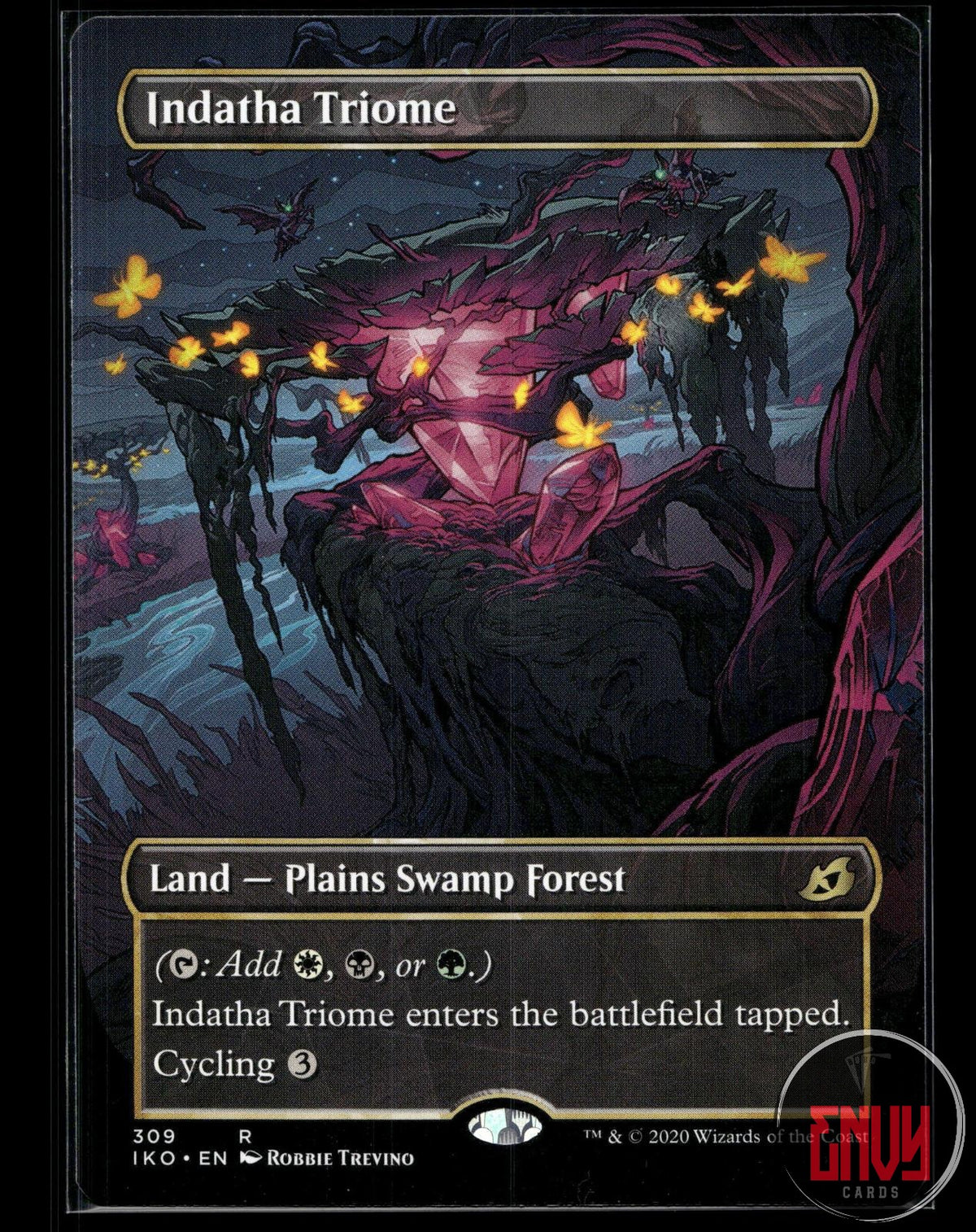 Indatha Triome (Showcase) Near Mint 309 Rare Ikoria: Lair of Behemoths