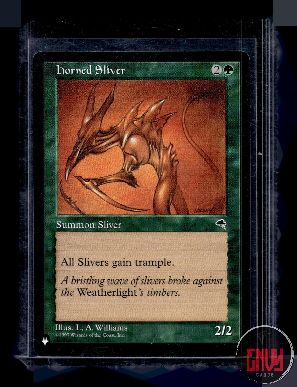 Horned Sliver Near Mint Uncommon The List Reprints Magic: The Gathering