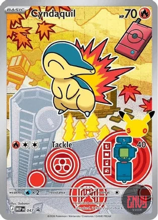 Cyndaquil Near Mint 047 Promo ME: Mega Evolution Promo Pokemon