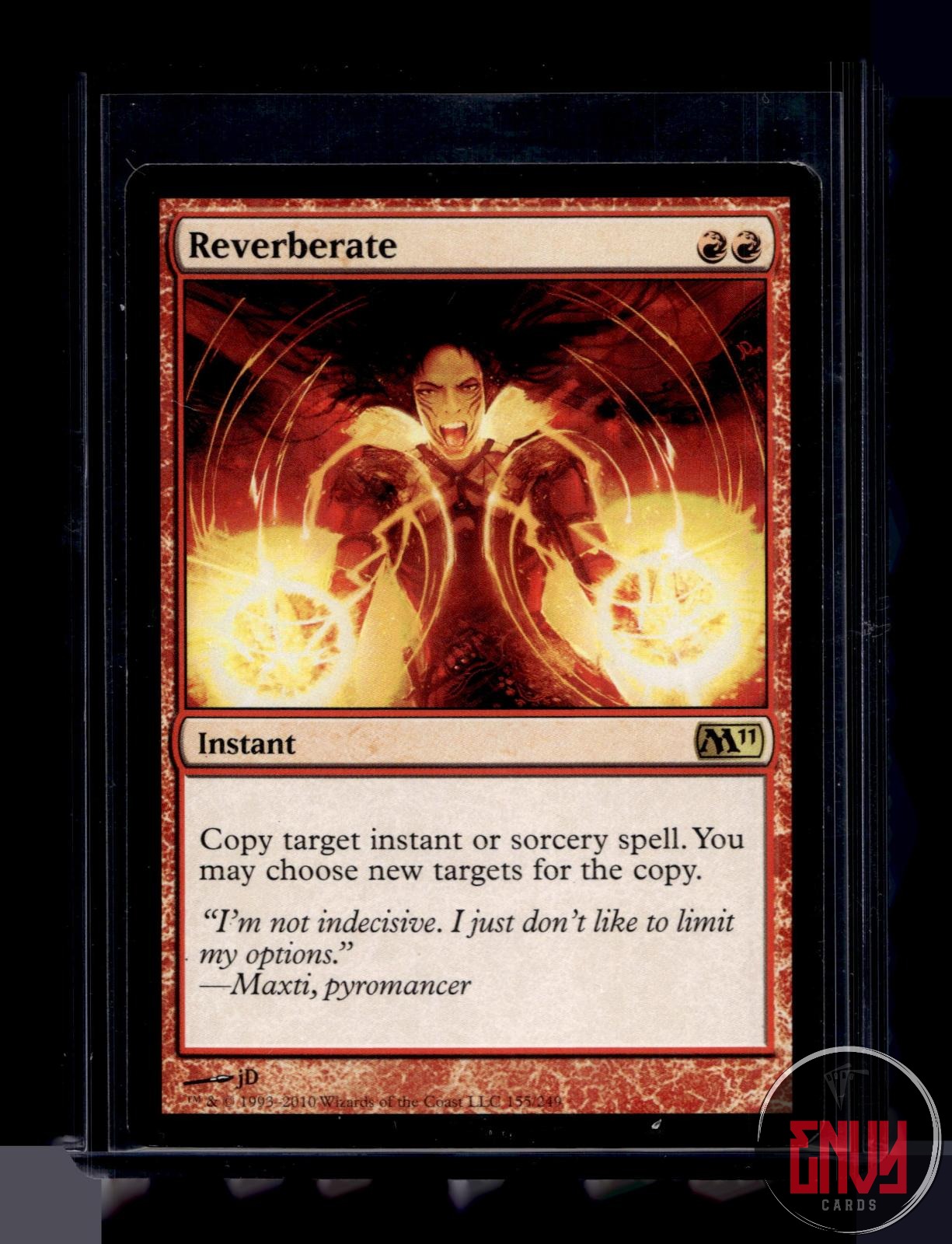 Reverberate Lightly Played 155 Rare Magic 2011 (M11) Magic: The Gathering