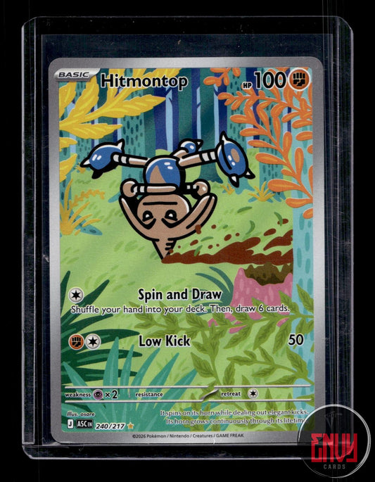 Hitmontop Near Mint 240/217 Illustration Rare Ascended Heroes Pokemon
