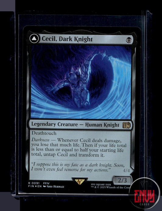 Cecil, Dark Knight Lightly Played 91 Rare FINAL FANTASY Foil