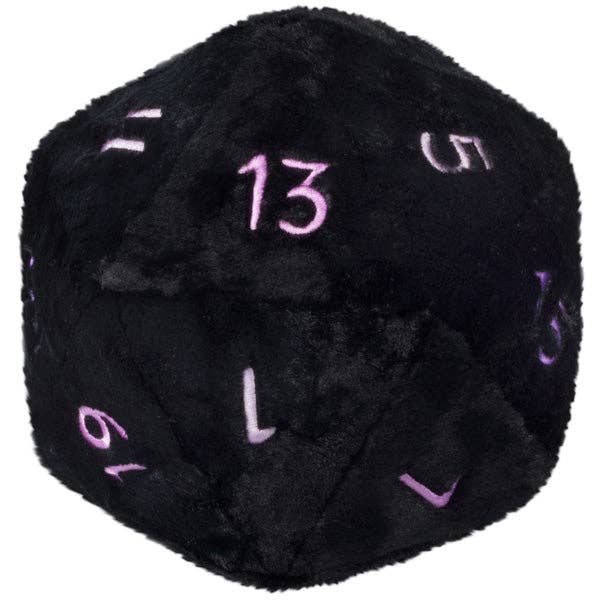 Squishable - Squishable - Black D20 Dice Plush