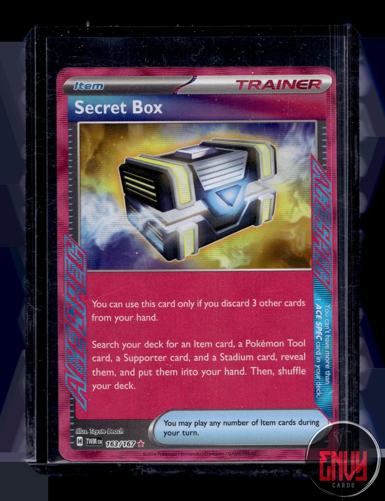 Secret Box Near Mint 163/167 ACE SPEC Rare Twilight Masquerade Pokemon