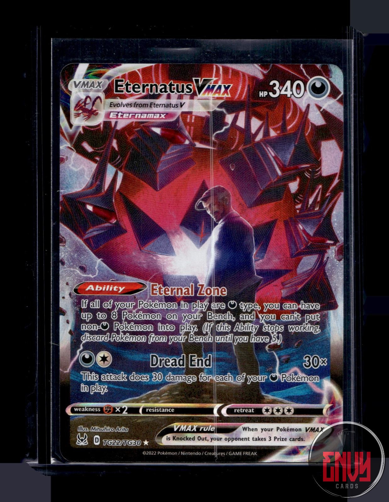 Eternatus VMAX LP TG22/TG30 VMAX Rare Lost Origin Trainer Gallery Pokemon