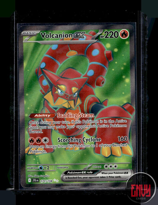 Volcanion ex Near Mint 171/159 Ultra Rare Journey Together Pokemon