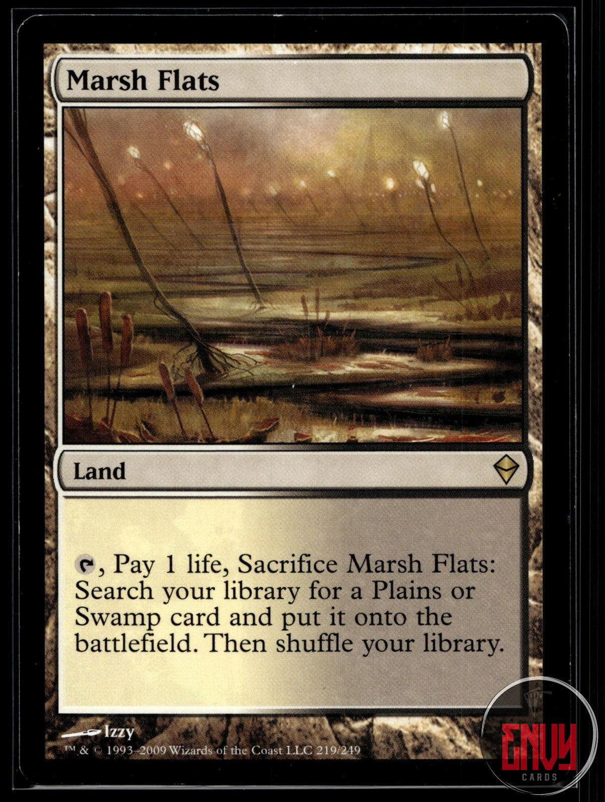Marsh Flats Near Mint 219 Rare Zendikar