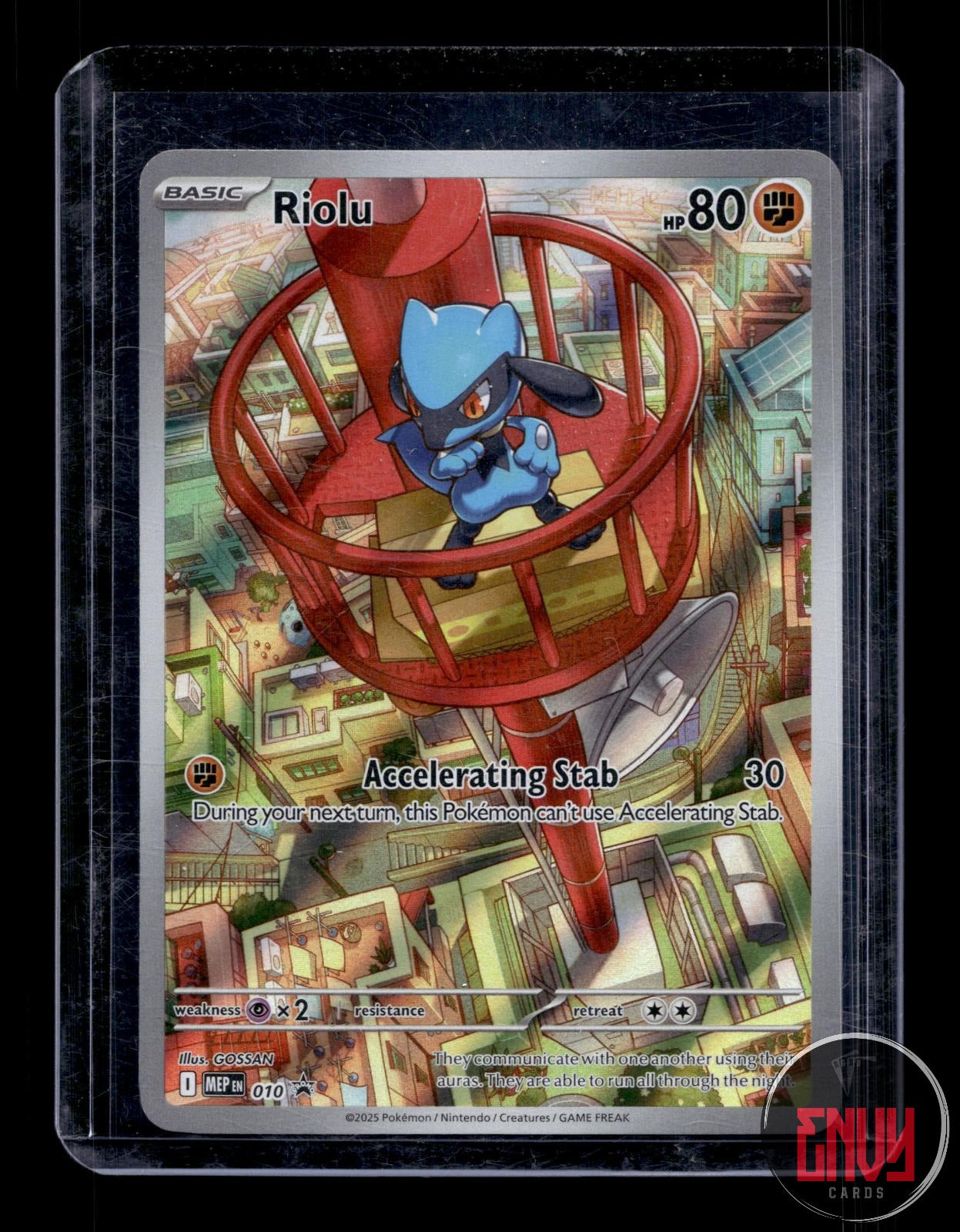 Riolu Near Mint 010 Promo ME: Mega Evolution Promo Pokemon Holo