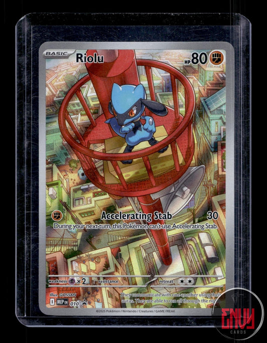 Riolu Near Mint 010 Promo ME: Mega Evolution Promo Pokemon Holo