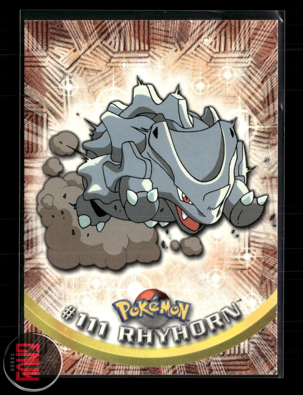 Rhyhorn LP #111 Topps Trading Cards Series 2 Pokemon