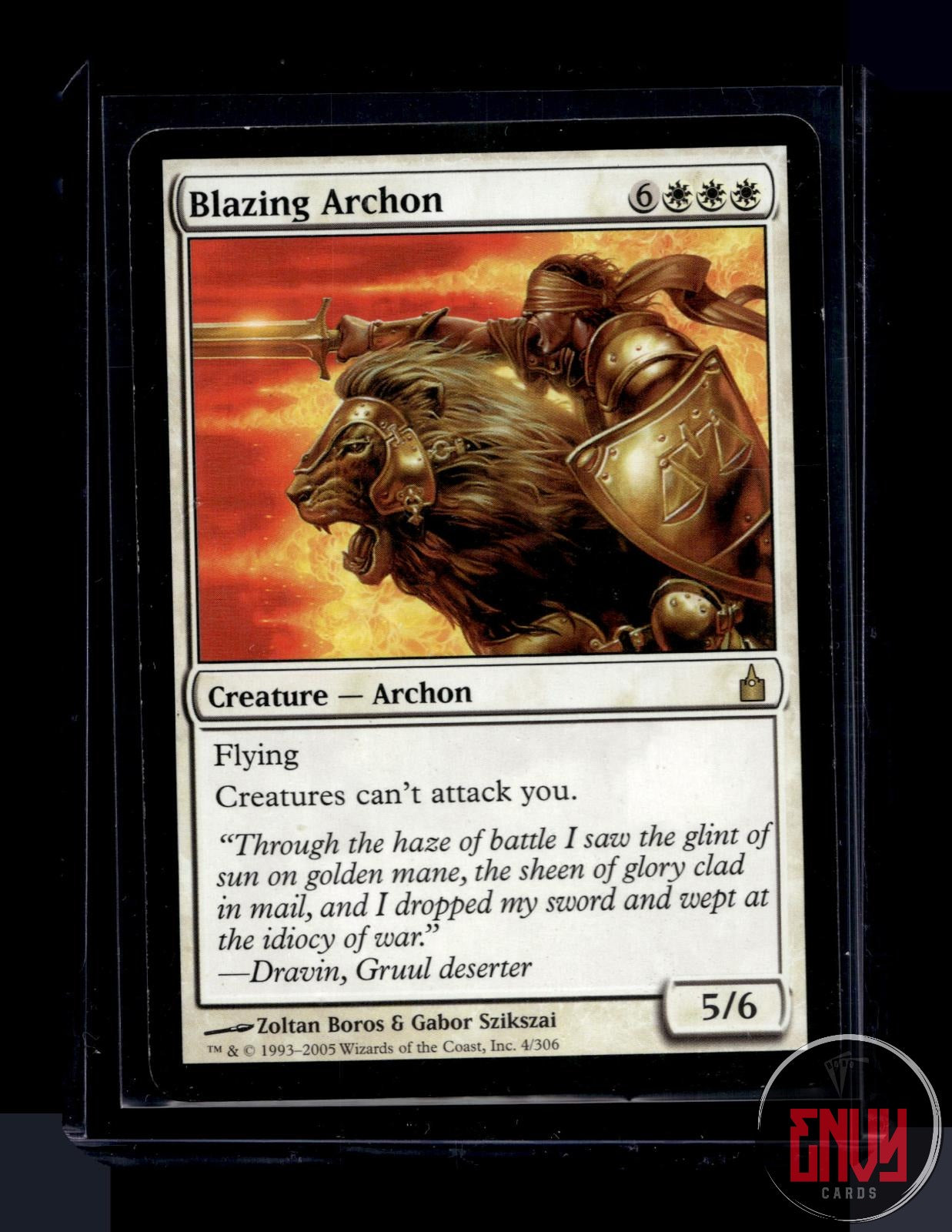 Blazing Archon Lightly Played 4 Rare Ravnica: City of Guilds