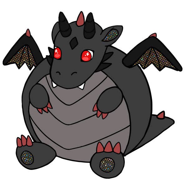 Squishable - Squishable - Mini Shadow Dragon Plush
