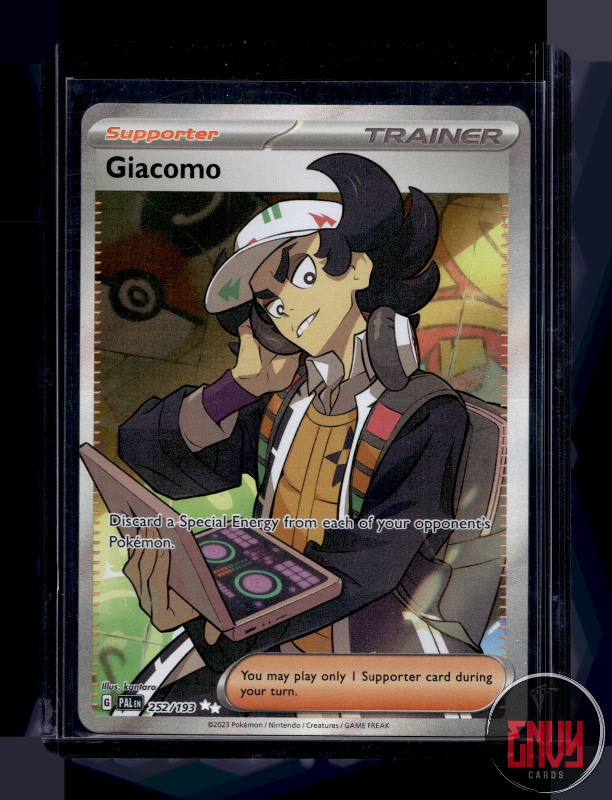 Giacomo Near Mint 252/193 Ultra Rare Paldea Evolved Pokemon