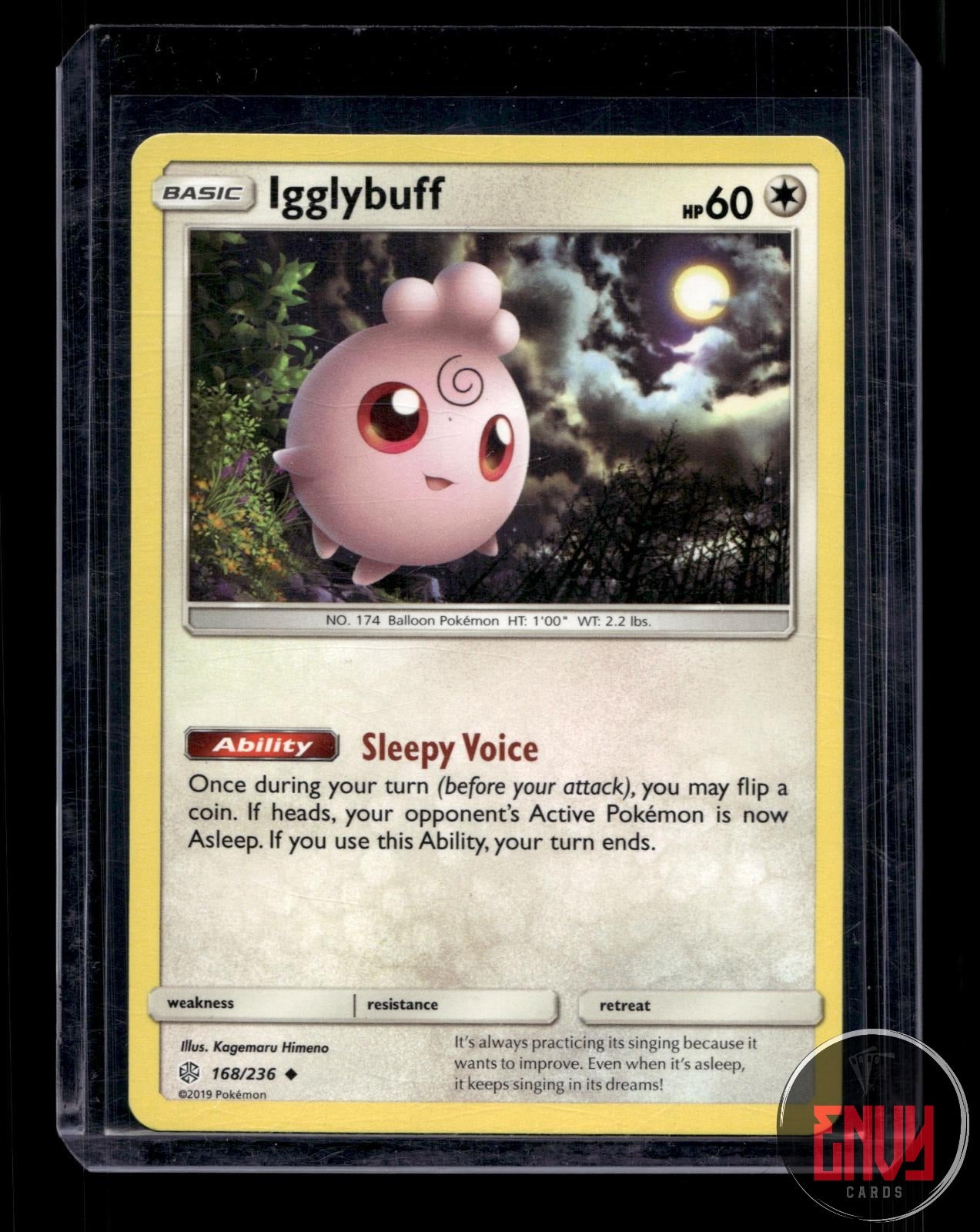 Igglybuff Lightly Played 168/236 Uncommon Cosmic Eclipse Pokemon