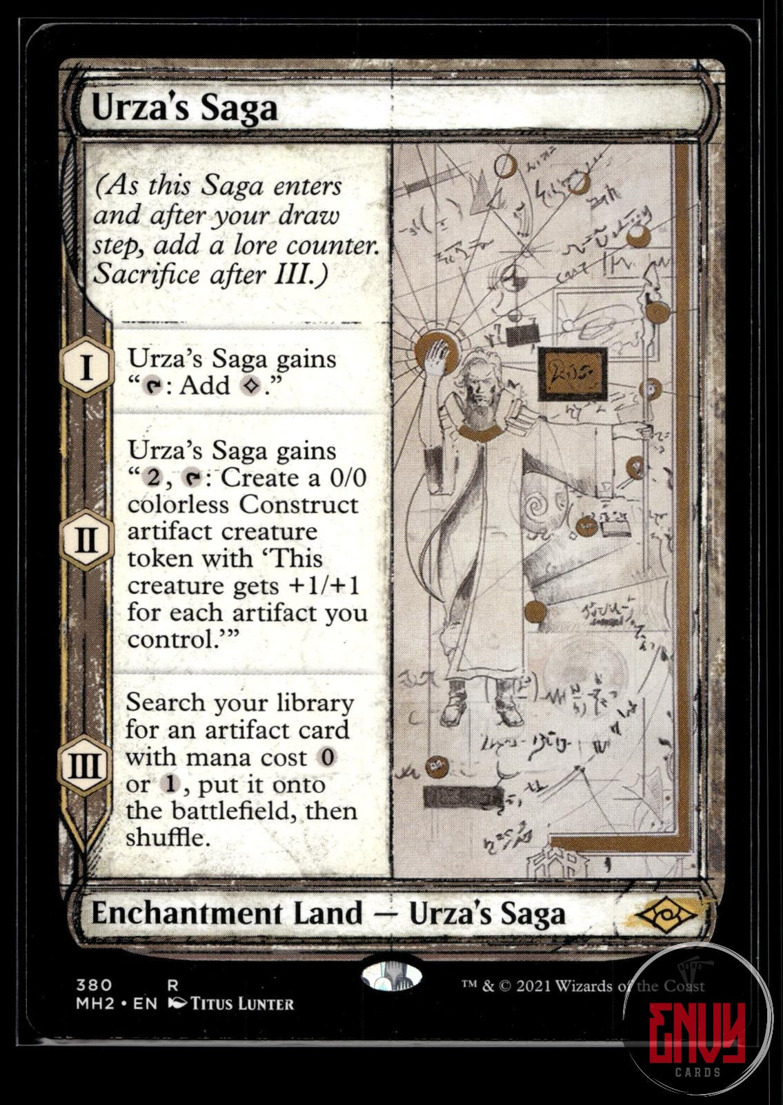 Urza's Saga (Showcase) Near Mint 380 Rare Modern Horizons 2