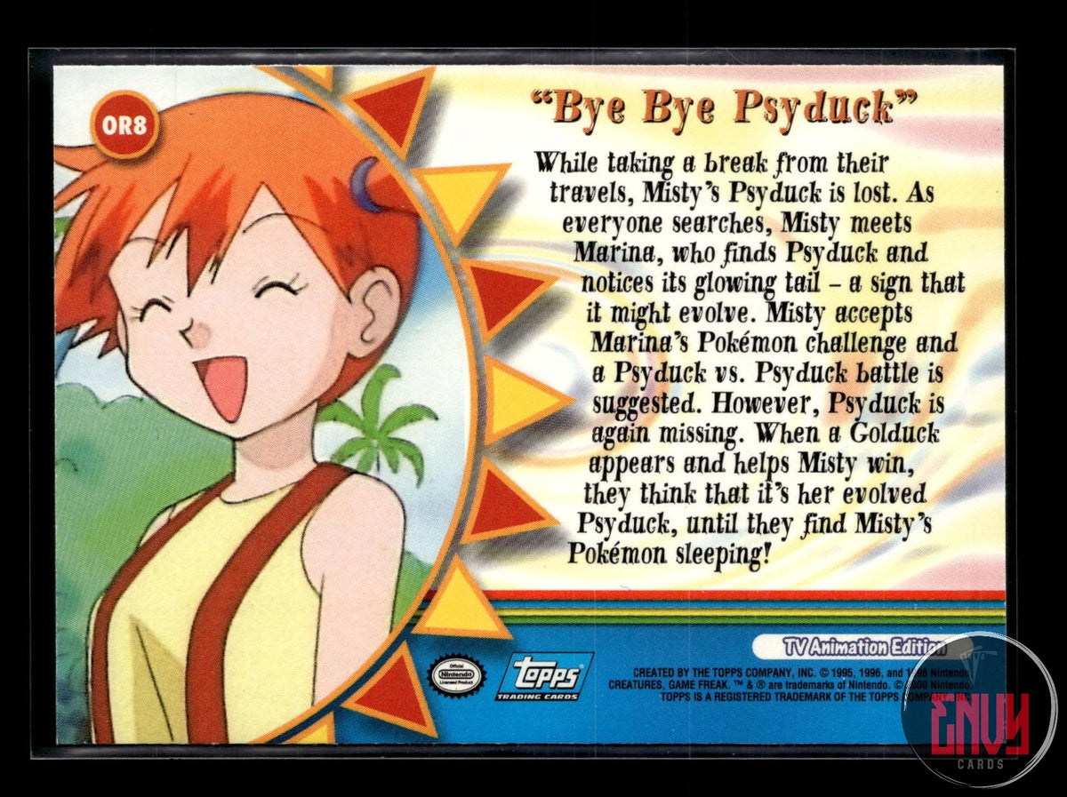 Bye Bye Psyduck LP #172 Topps Trading Cards Series 3 Pokemon