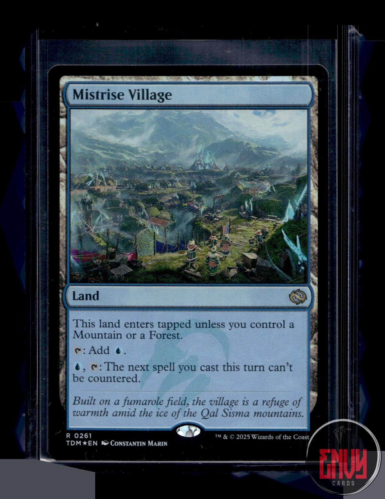 Mistrise Village NM 261 Rare Tarkir: Dragonstorm Magic: The Gathering Foil