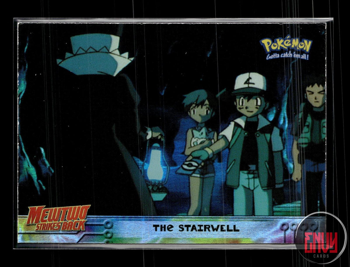 The Stairwell LP #19 Topps The First Movie Trading Cards Pokemon FOIL