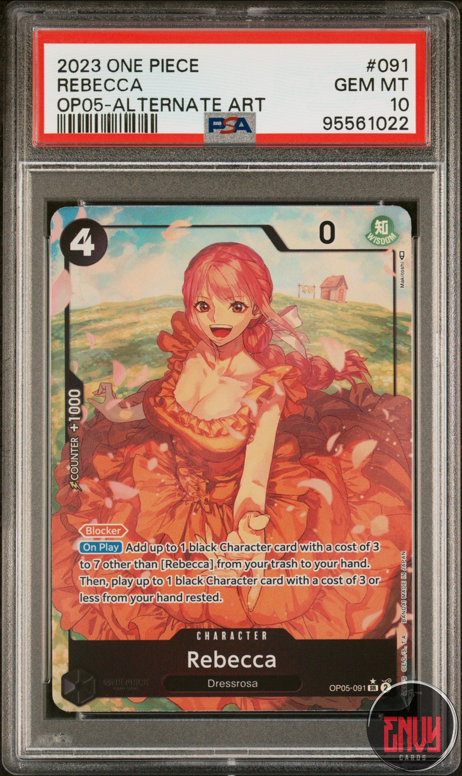 Rebecca 091 Alternate Art One Piece PSA 10