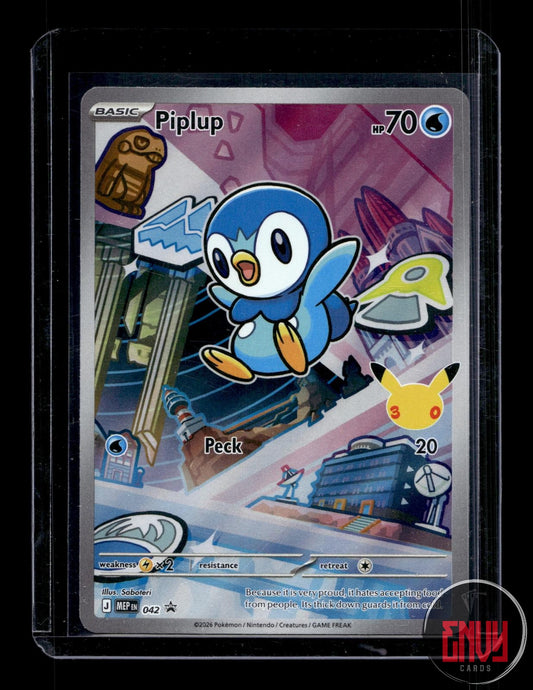 Piplup Near Mint 042 Promo ME: Mega Evolution Promo Pokemon