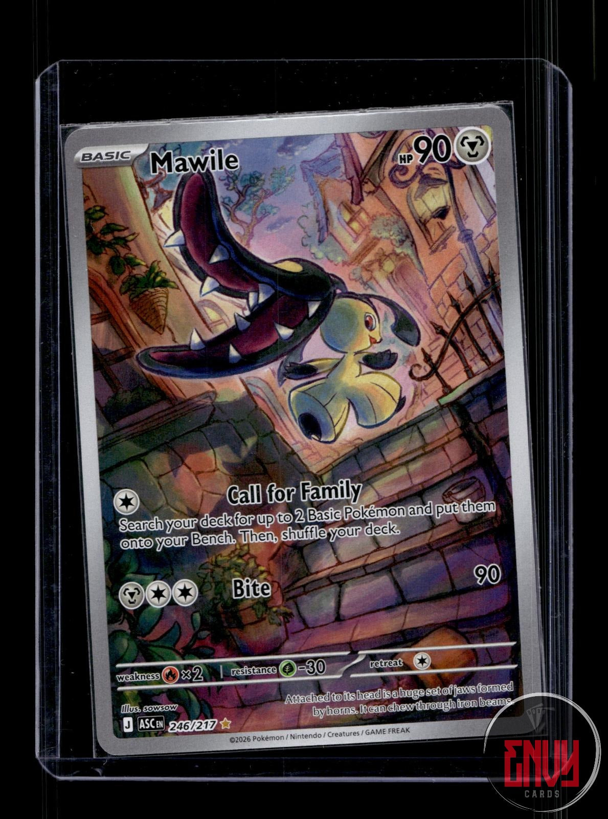 Mawile NM 246/217 IR Ascended Heroes Pokemon Holo