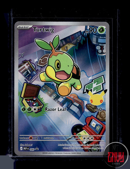Turtwig - 040 Near Mint 040 Promo ME: Mega Evolution Promo Pokemon